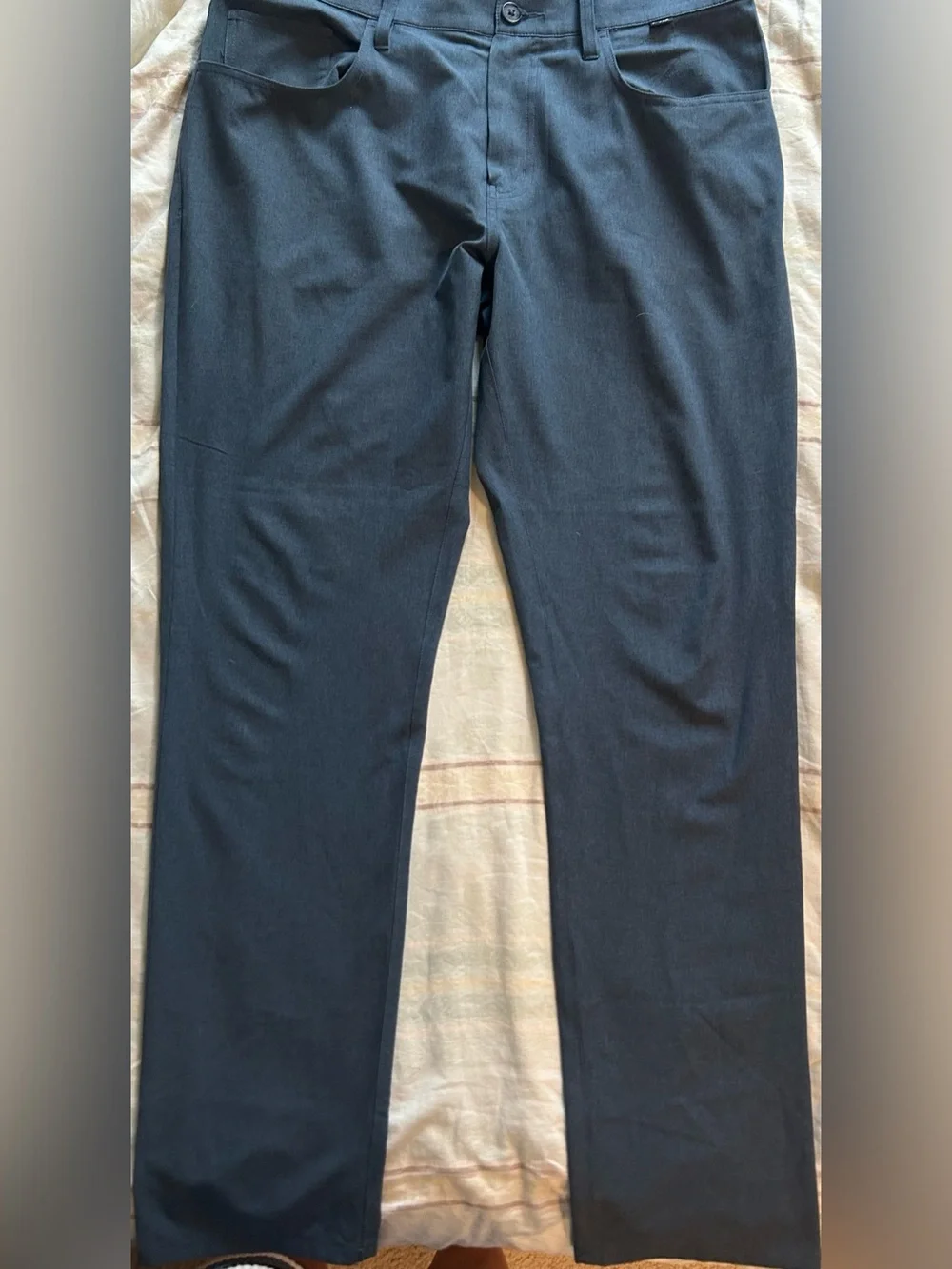 Travis Mathew Men's Charcoal Gray Open to close Golf Performance Pants 35 waist
